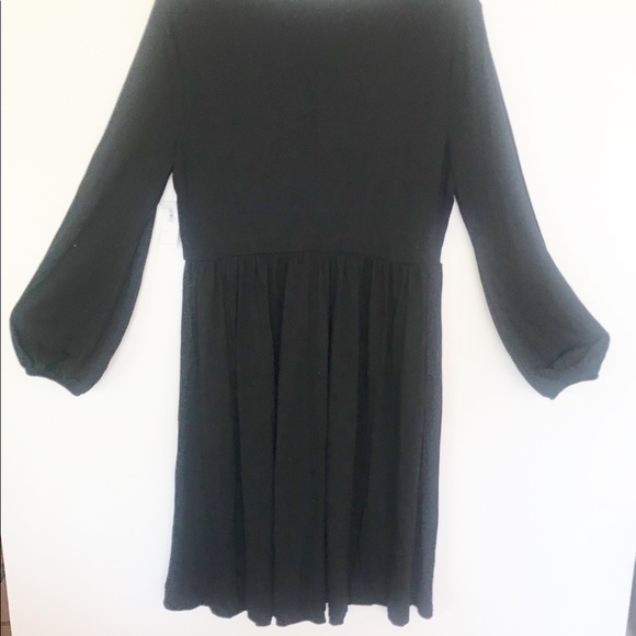 New Black Waist-Defined Midi Dress NWT - Picture 4 of 11